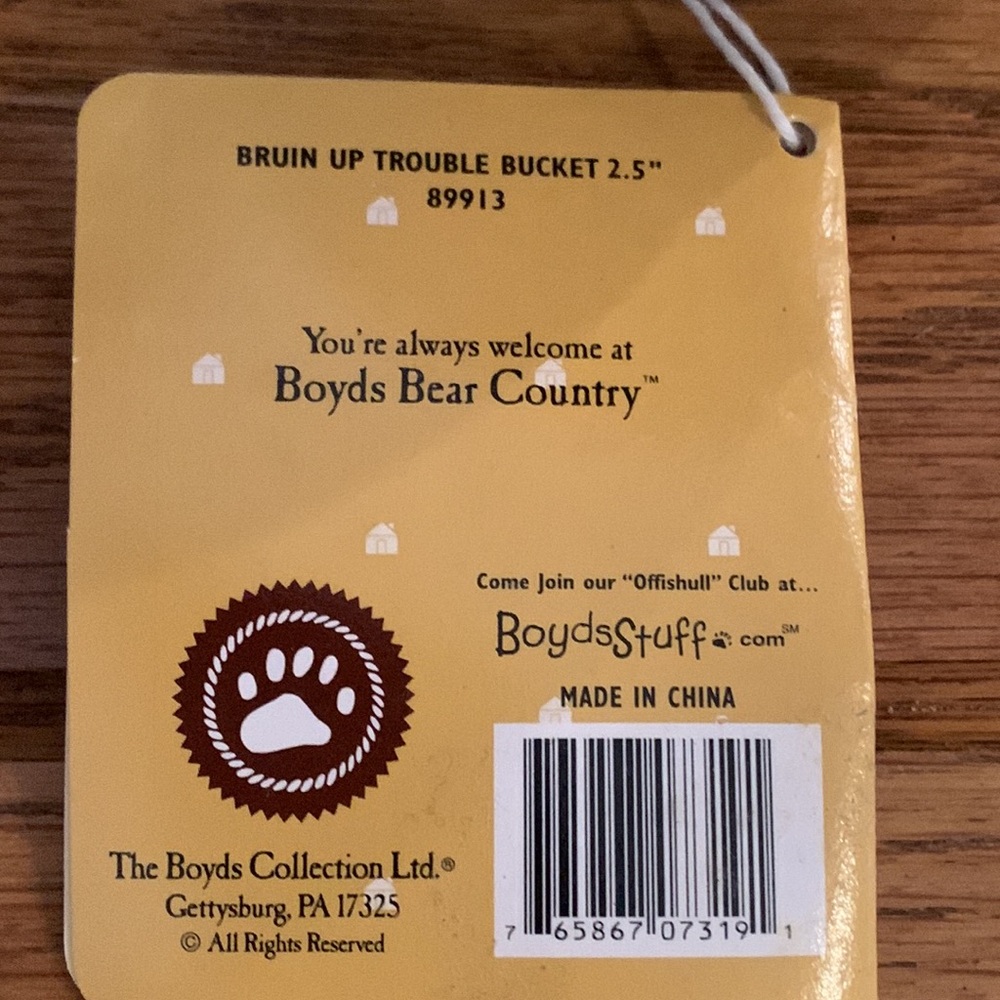 Boyd’s Bears Halloween Bruin Up Trouble ceramic bucket set - Picture 7 of 16